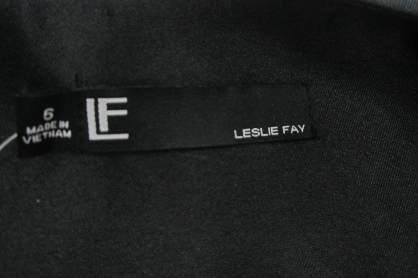 *NWT* Leslie Fay Designer Black Polished High Low Dress VERY CLASSY Sz 6