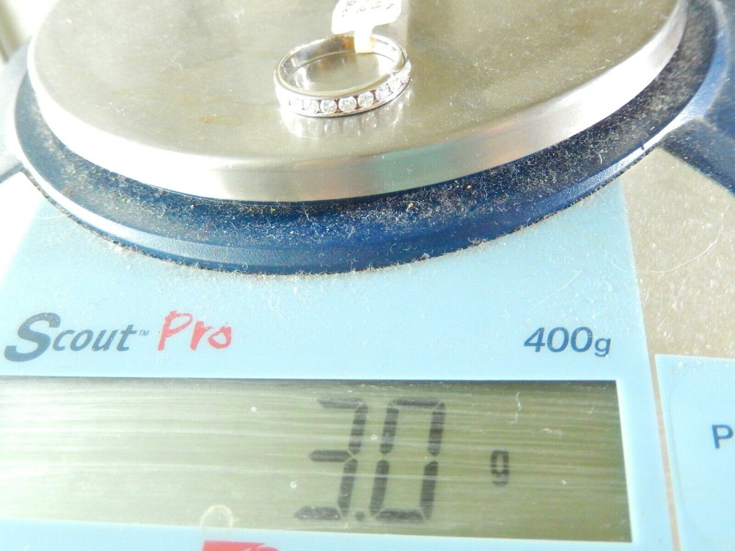 *NWT* 18K White Gold .66CT VS Diamond Anniversary or Wedding Band (Size 7.5)