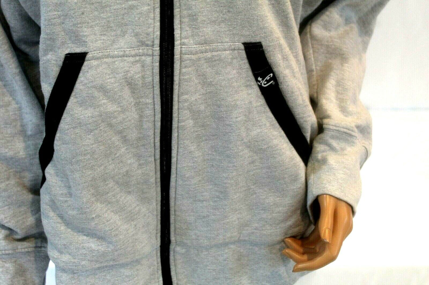 DANICA PATRICH #7 Chase Authentics Nascar Full Zip Hoodie Womens Speed Diva SzXL