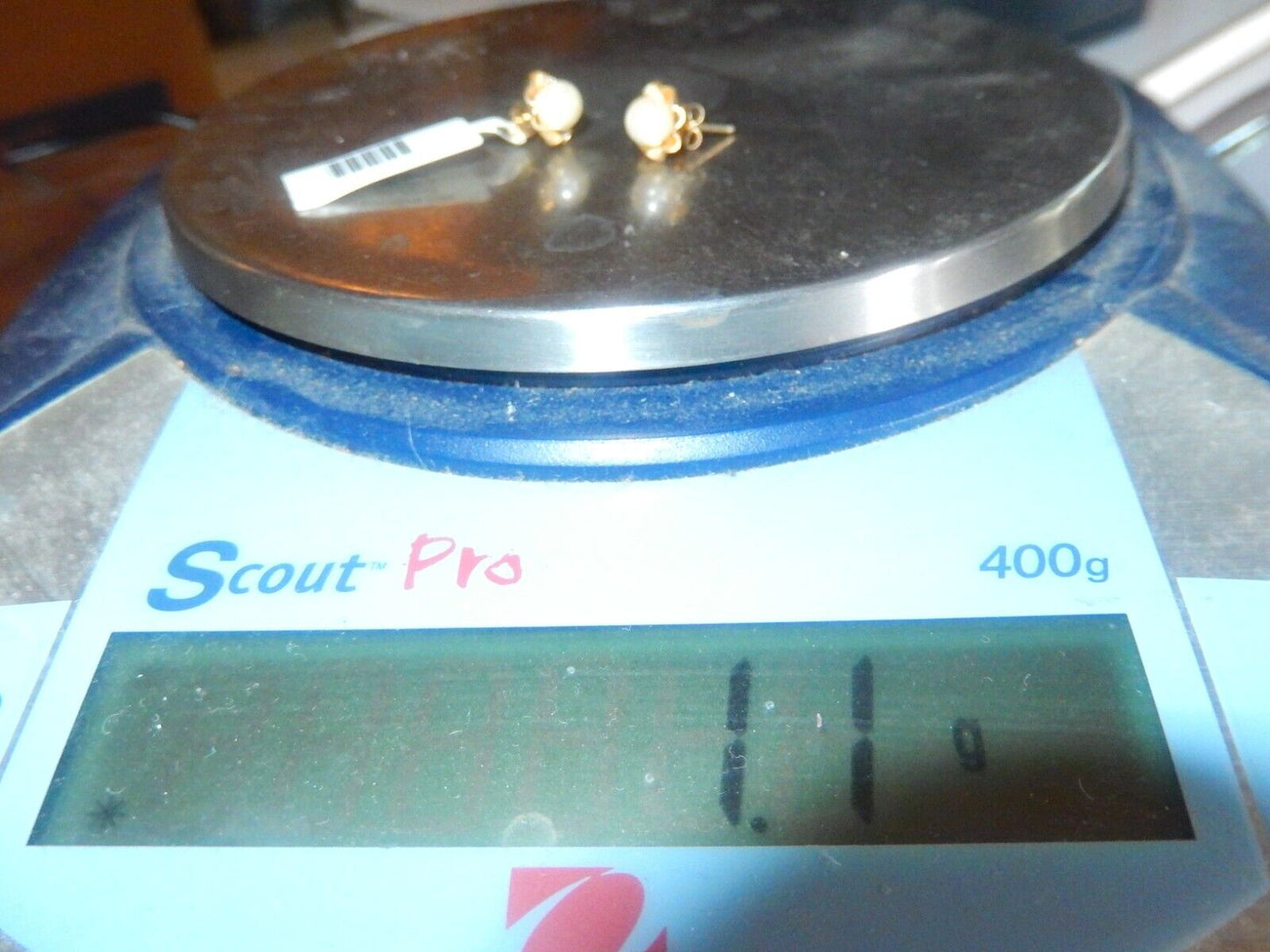*VINTAGE* 14K Yellow Gold Buttercup 5.5mm Stud Earrings