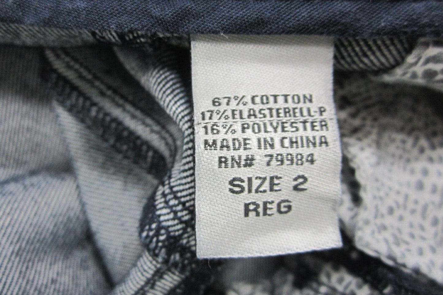 *MINT* Chico's Platinum Dark Wash Stretch Womens Boot Cut Jeans Size 2 x 27.5"