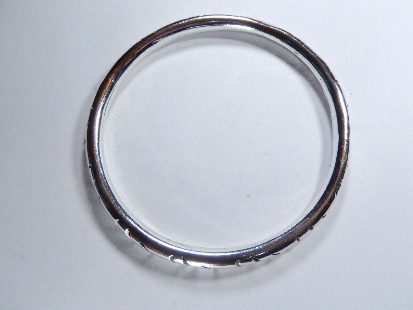 Taxco Sterling Silver 925 Bangle Bracelet Mexico 2-3/4" Inside Diam. - 17.2 gm