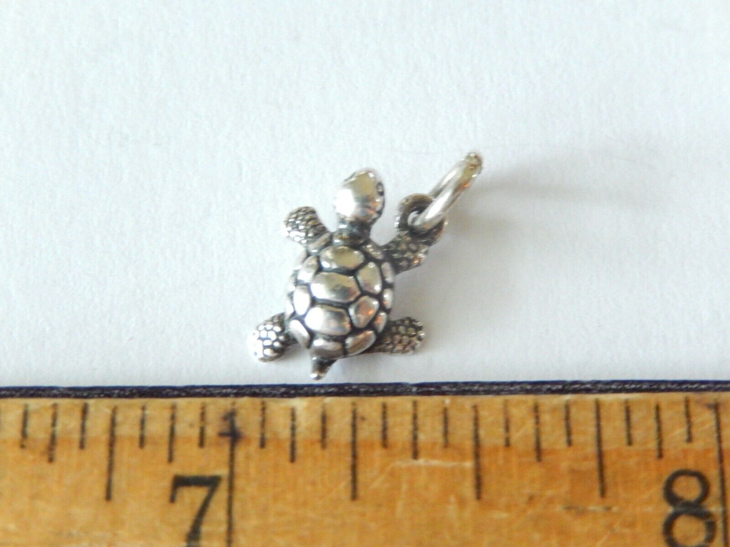 JAMES AVERY Sterling Silver 3D TURTLE  CHARM Or Pendant