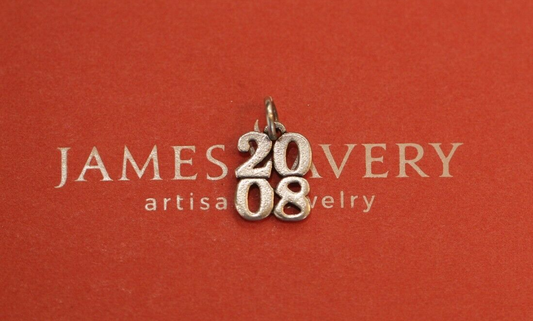 *RETIRED*  R A R E - James Avery  2008 stacked Year ‘08 Charm