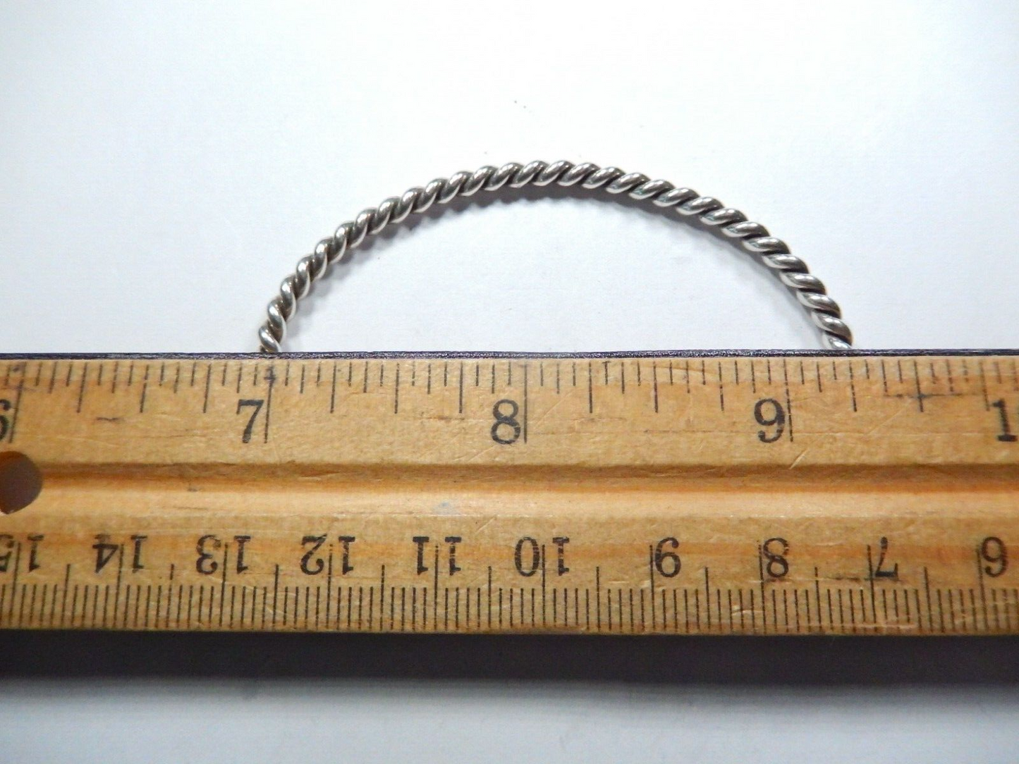 Vintage Sterling Silver Twisted Cuff Bracelet