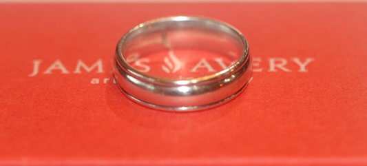 JAMES AVERY Minimalist 925 Sterling Silver Eternal Band Ring Size 10.5