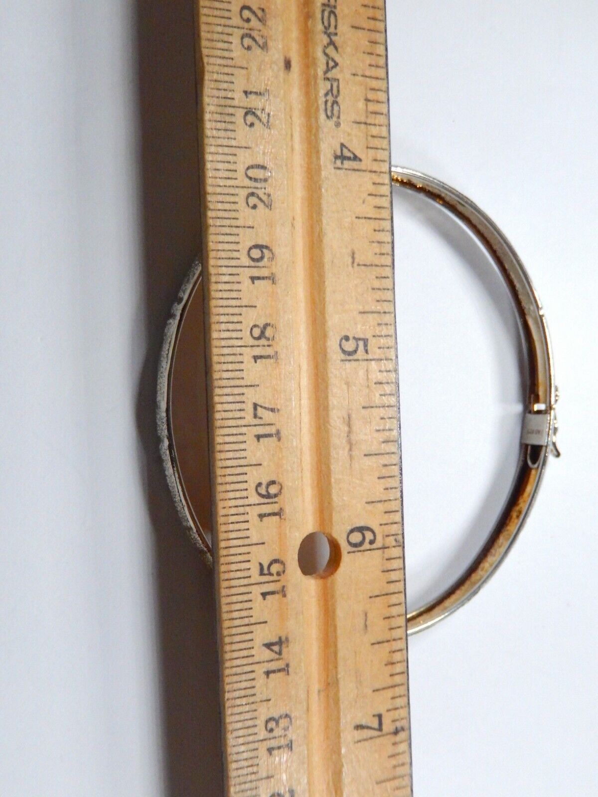 VINTAGE - Gold Vermeil .925 Diamond Cut Etched Bracelet-LOTS OF SPARKLE !!!
