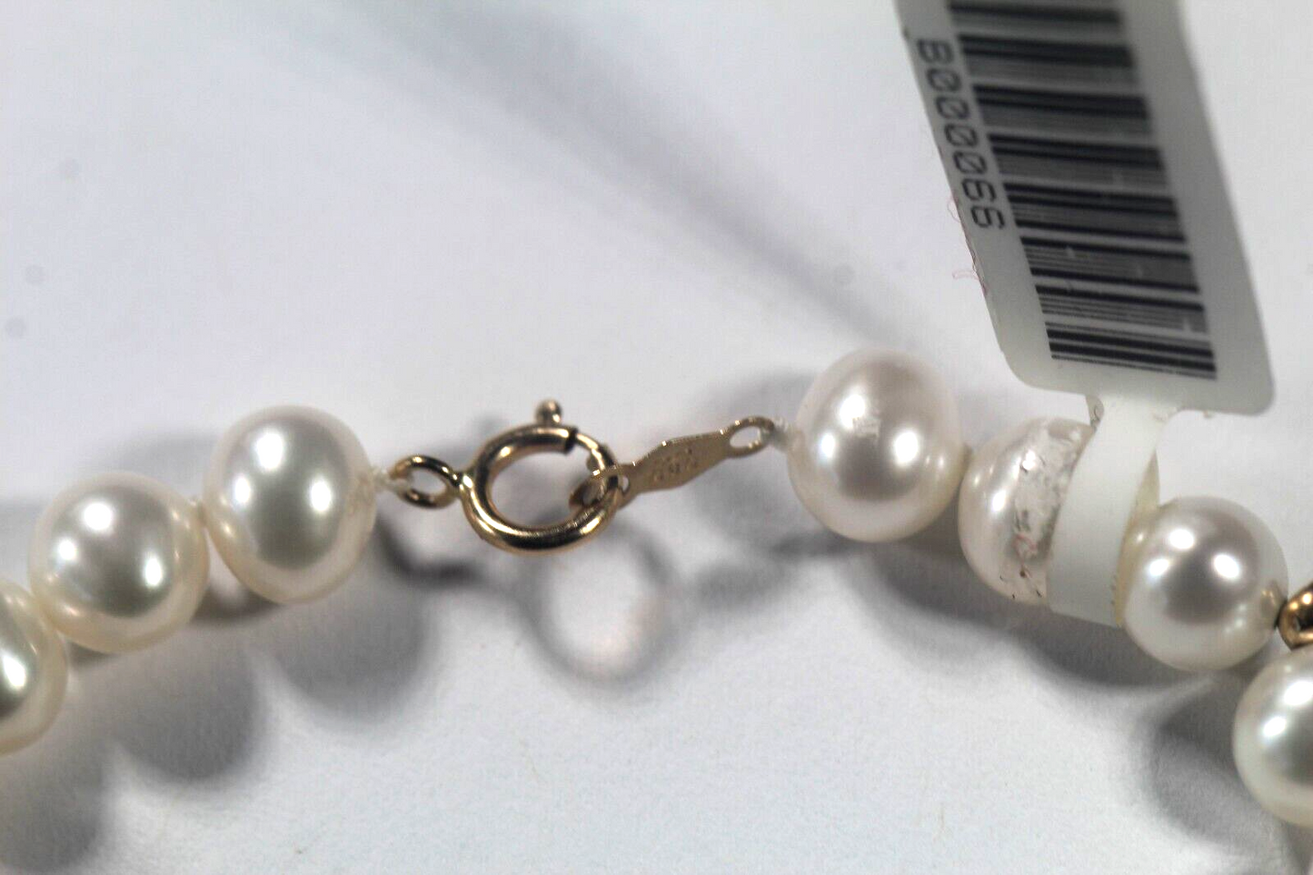 Ladies 14K Yellow Gold Bead and Pearl Bracelet 7.25"