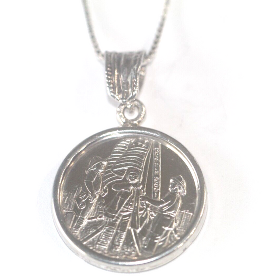 God Bless America 9/11 Spirit of America Highland Mint .999 Silver Coin USA w/18