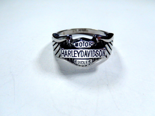 Stainless Steel Biker Ring Size 14.5