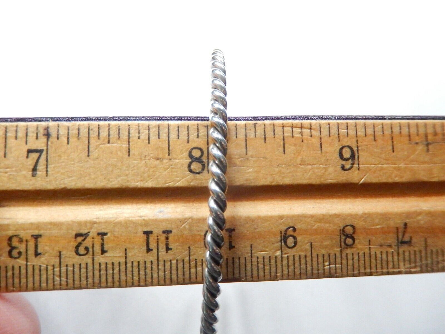 Vintage Sterling Silver Twisted Cuff Bracelet