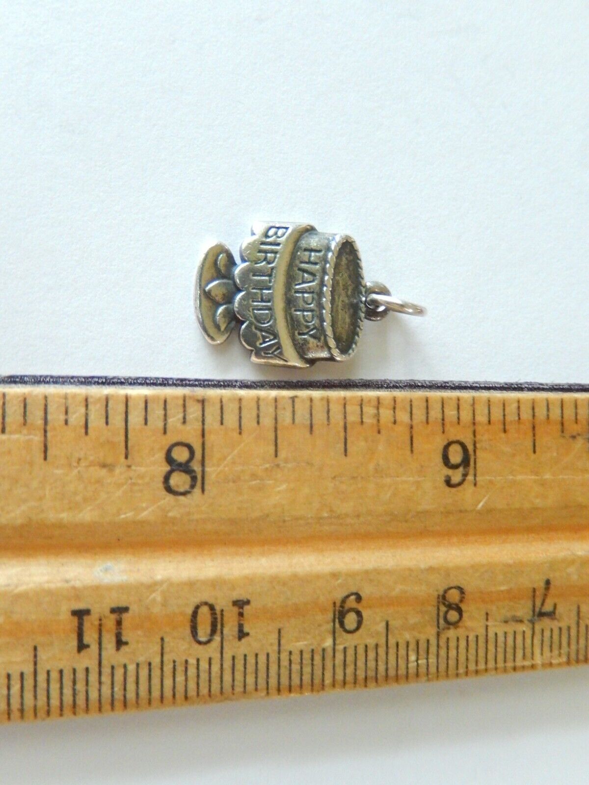JAMES AVERY STERLING HAPPY BIRTHDAY CAKE CHARM #3331