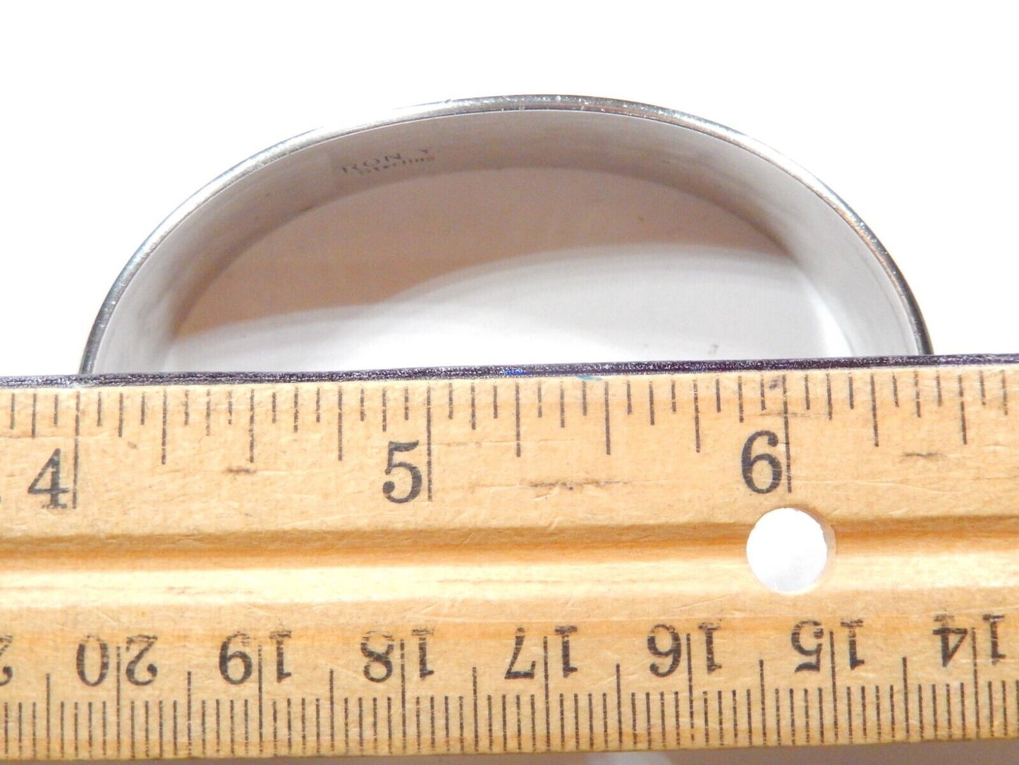 Ron Y Yazzie Sterling Silver Navajo Cuff Bracelet Native American 35.9 grams