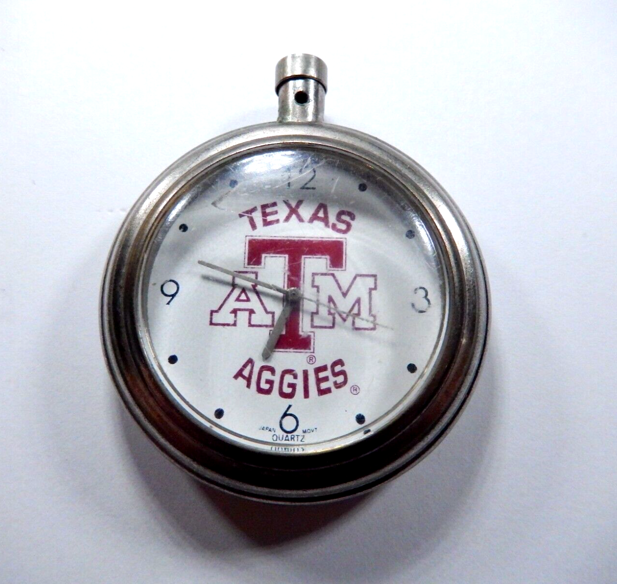 *VINTAGE*  TEXAS A&M Pocket Watch...Running Very Smooth