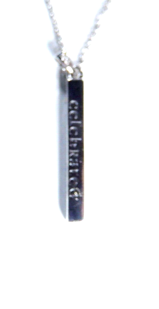 Sterling Silver Bible Verse Psalm 139:14 Engraved Spiritual Pendant Necklace