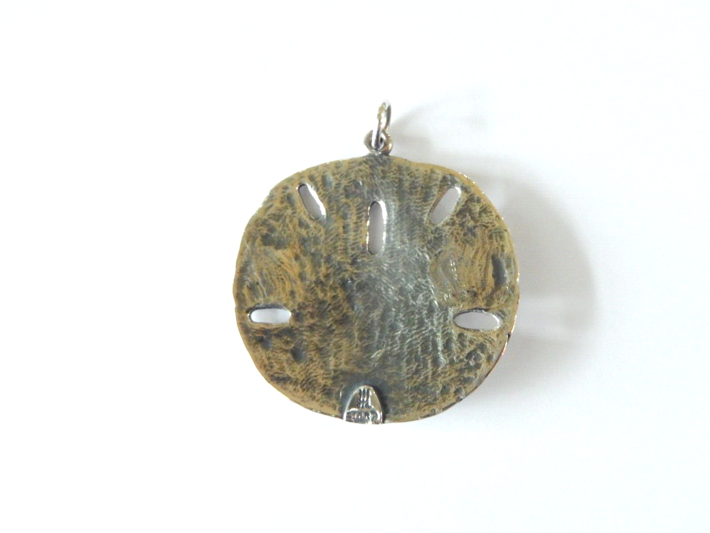 VINTAGE VERY RARE RETIRED James Avery Sterling Largest Sand Dollar Pendant 16.9g