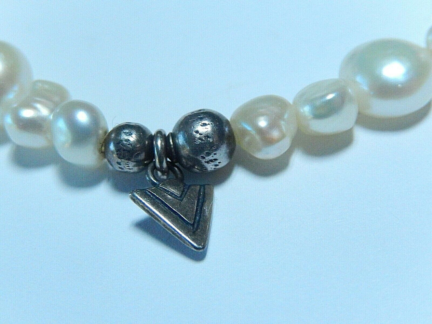 *NWOT* Silpada B1601 Freshwater Pearl Bracelet With Silpada Logo