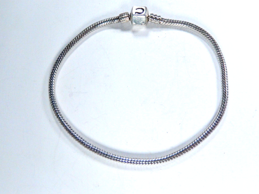 Authentic Retired CHAMILIA 925 Sterling Silver Snap 7.75" Bracelet