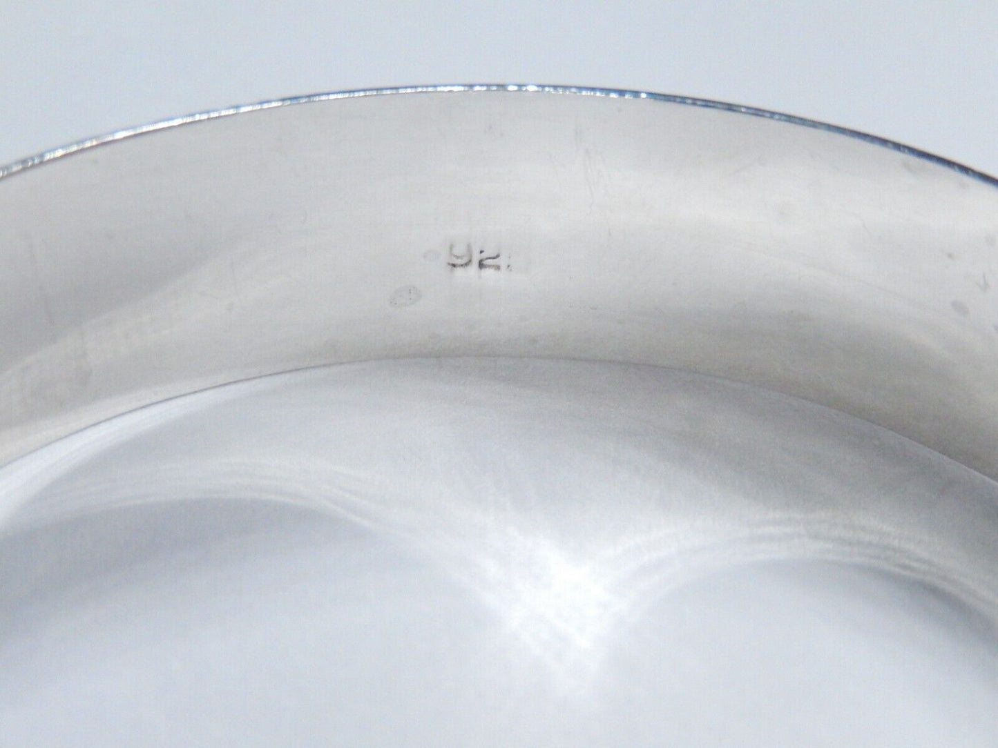 925 Sterling Silver Engraved Hinged Bangle Bracelet with Safety Chain 10 mm wide