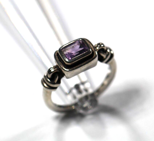 SILPADA Sterling Silver 925 Amethyst Ring Misty Morning Size 9