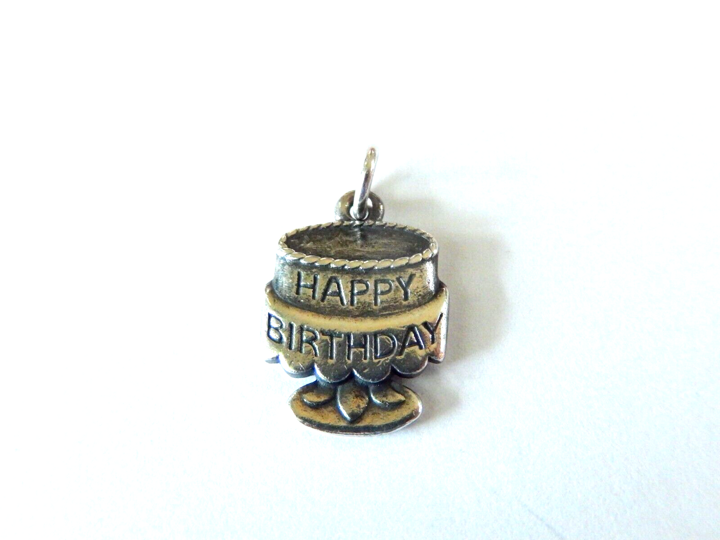 JAMES AVERY STERLING HAPPY BIRTHDAY CAKE CHARM #3331