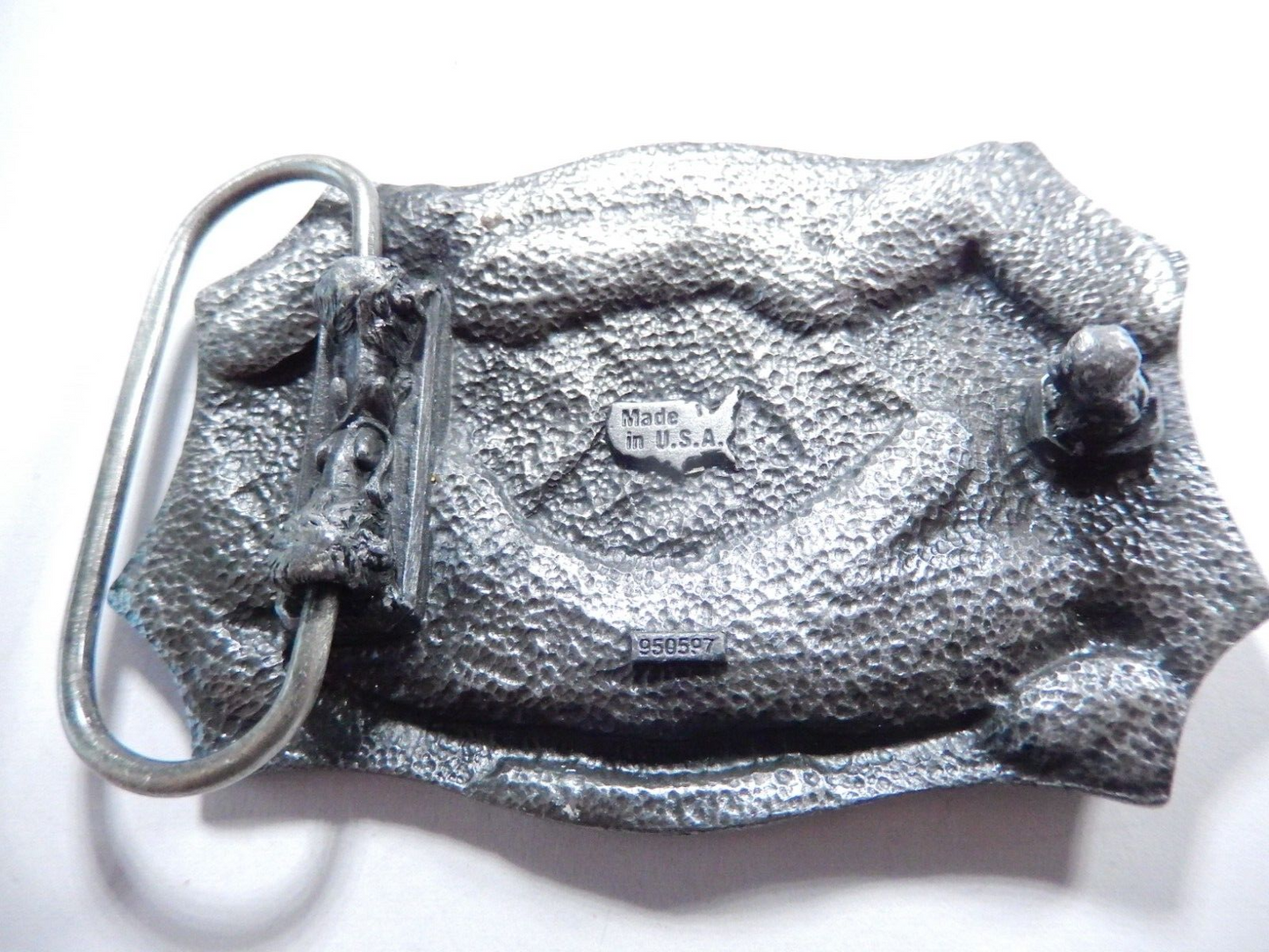 125 years NRA belt buckle National Rifle Association