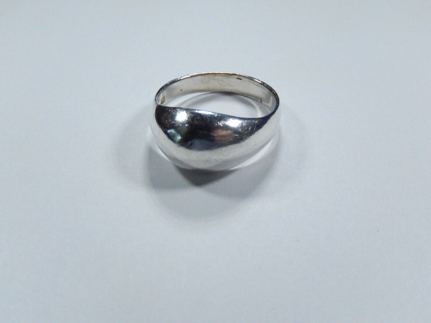 *VINTAGE* Sterling Silver Smooth Dome Ring Size 10