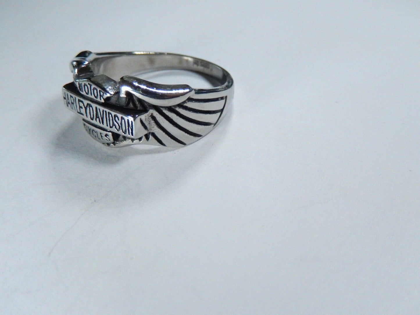 Stainless Steel Biker Ring Size 14.5