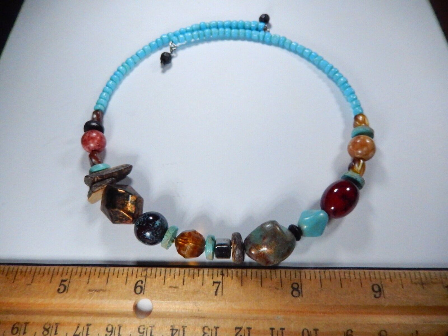 Chokers Necklace Beaded Coil Choker