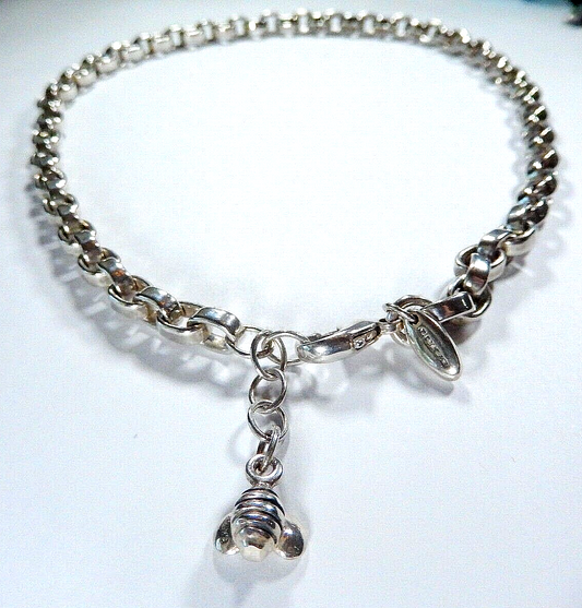 SAINT By SARAH JANE - STERLING SILVER BUMBLE BEE Pendant & 18" CHAIN NECKLACE