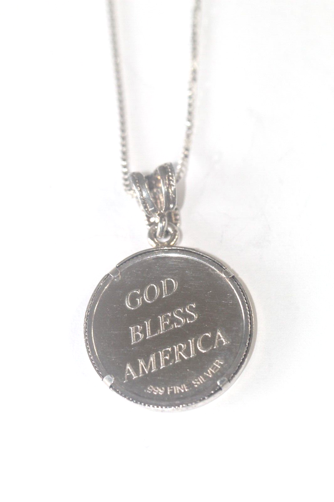 God Bless America 9/11 Spirit of America Highland Mint .999 Silver Coin USA w/18