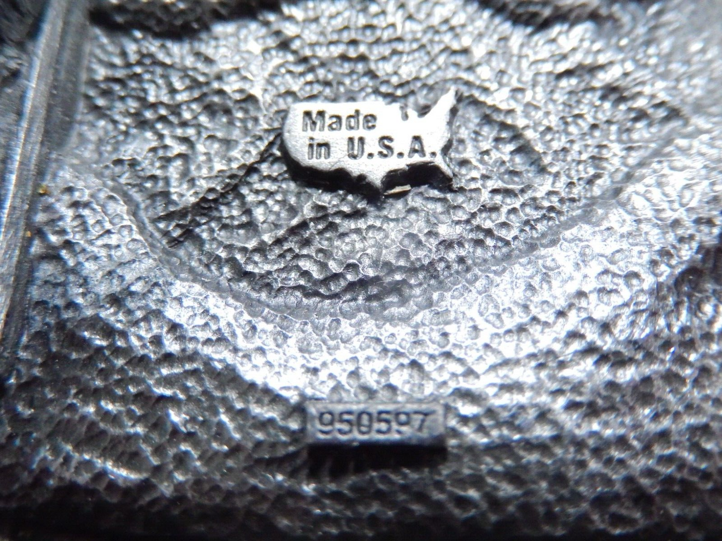 125 years NRA belt buckle National Rifle Association