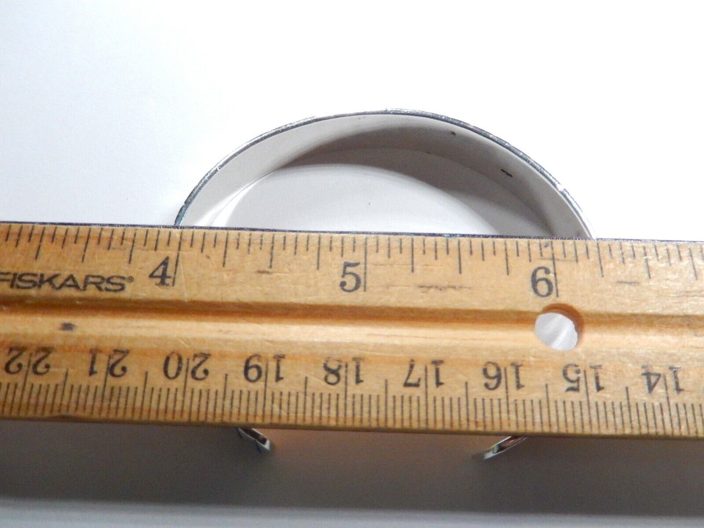 VINTAGE -  Mexico Sterling Silver 9.5mm Cuff Bracelet 20.1 Grams Size 7 Inch