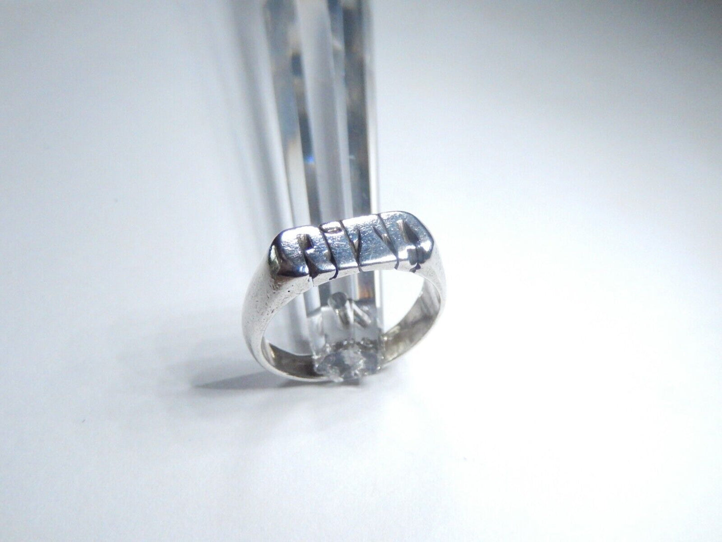 *VINTAGE* Personalized "RITA" Name Ring in Sterling Silver  5.65mm Wide Size 6.5