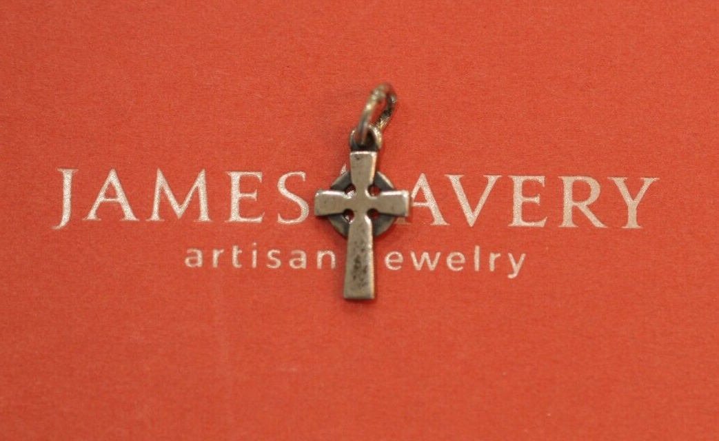 *RETIRED* - R A R E -  JAMES AVERY  STERLING SILVER CELTIC CROSS CHARM