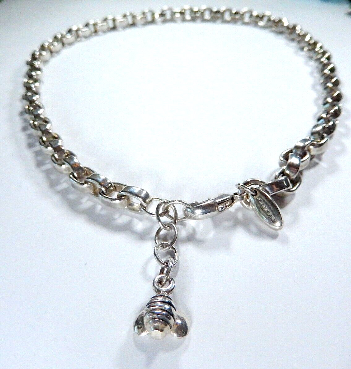 SAINT By SARAH JANE - STERLING SILVER BUMBLE BEE Pendant & 18" CHAIN NECKLACE