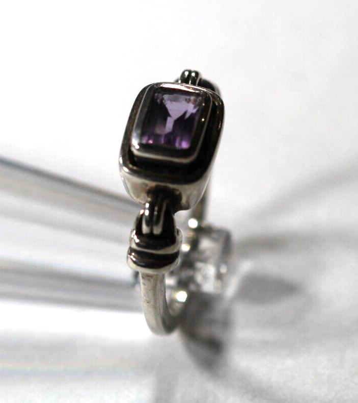 SILPADA Sterling Silver 925 Amethyst Ring Misty Morning Size 9