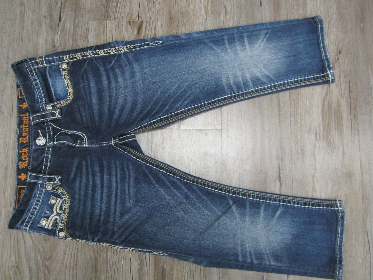 NWOT Rock Revival Libbie Capri Women's Jeans Size 25 X 20