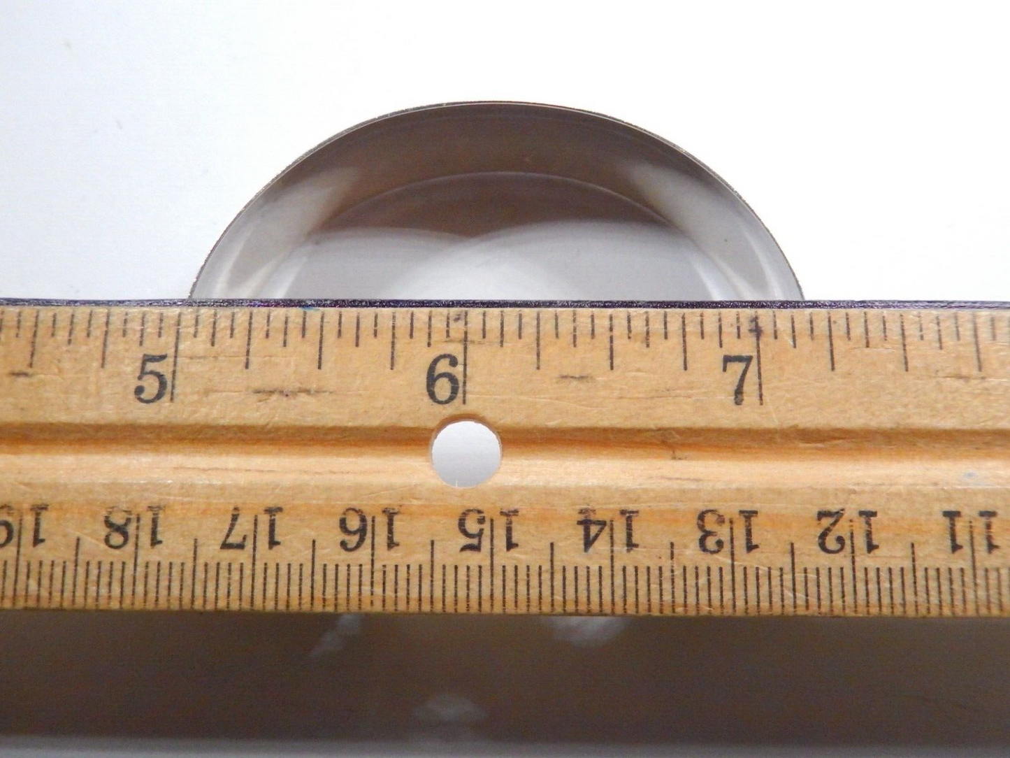 VINTAGE - Sterling Silver 5/8" Wide Smooth Cuff Bracelet 2-1/4" Inside Diam.