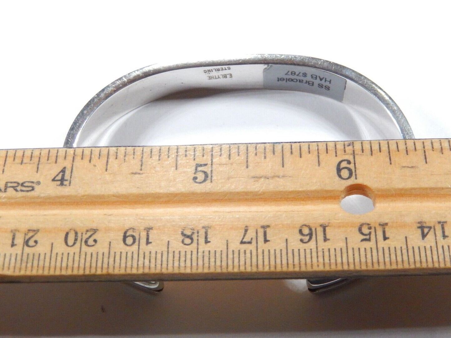 DESIGNER -Elizabeth Blythe Signed Thick Sterling Silver Cuff Bracelet 31.5 grams