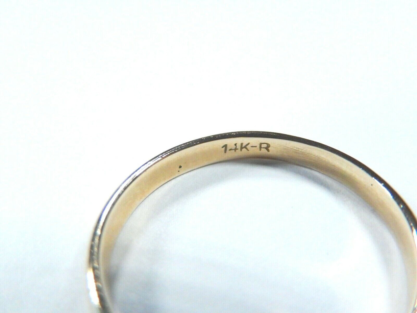 *VINTAGE*  14K Solid Yellow Gold 3mm Wedding Band Size 9