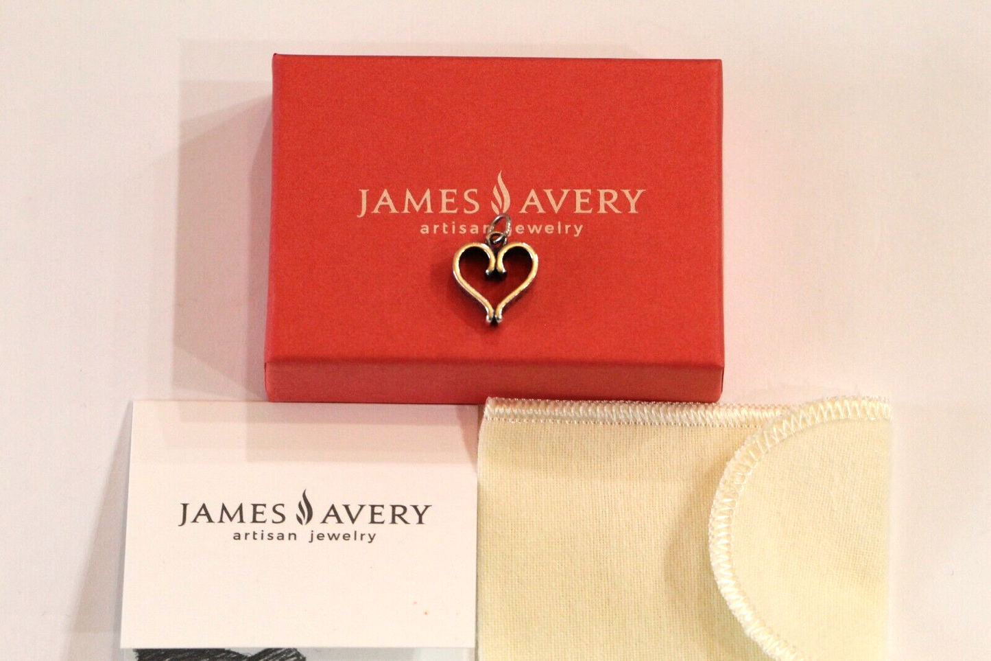 James Avery Heart Always Forever Charm