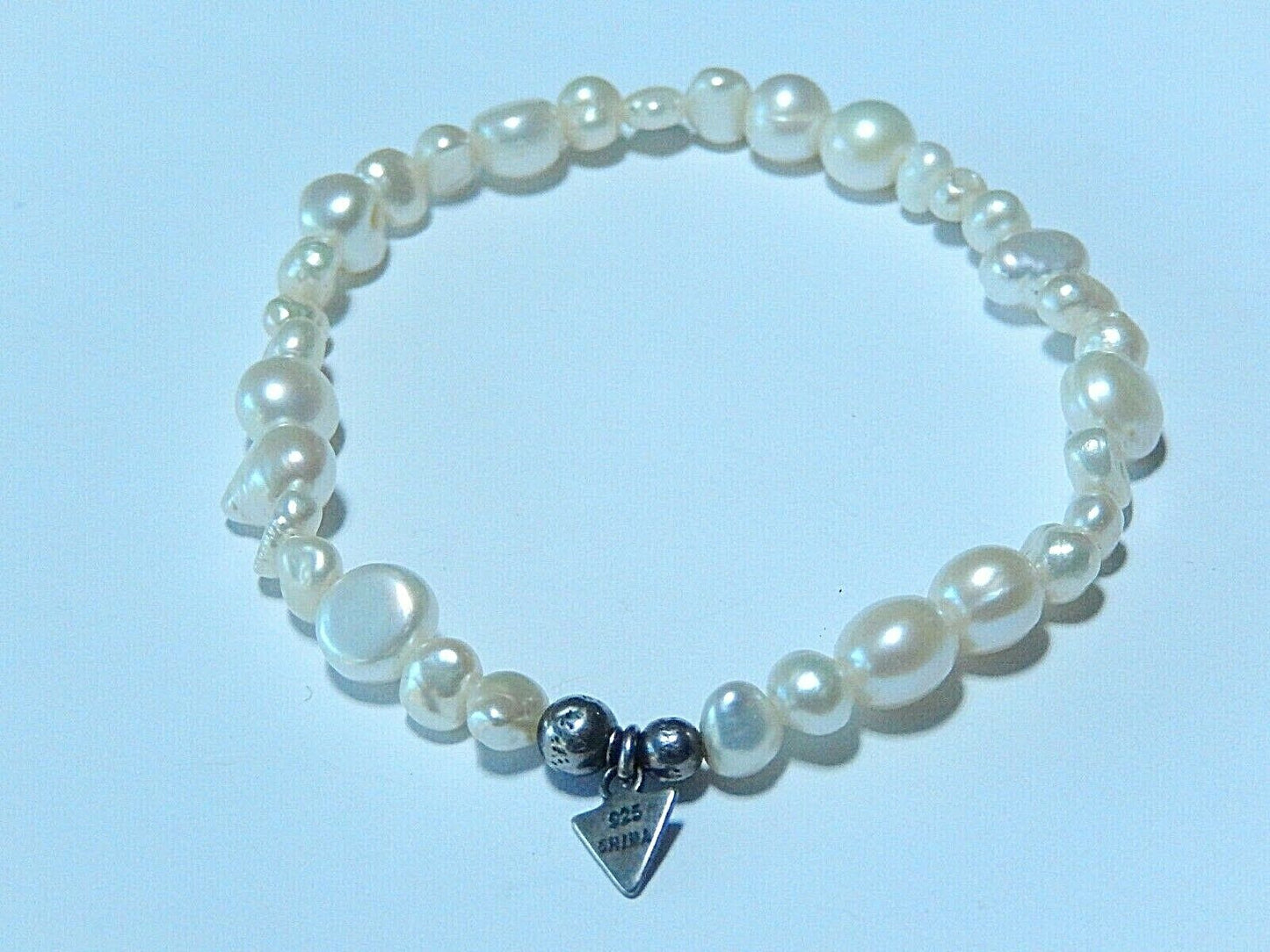 *NWOT* Silpada B1601 Freshwater Pearl Bracelet With Silpada Logo