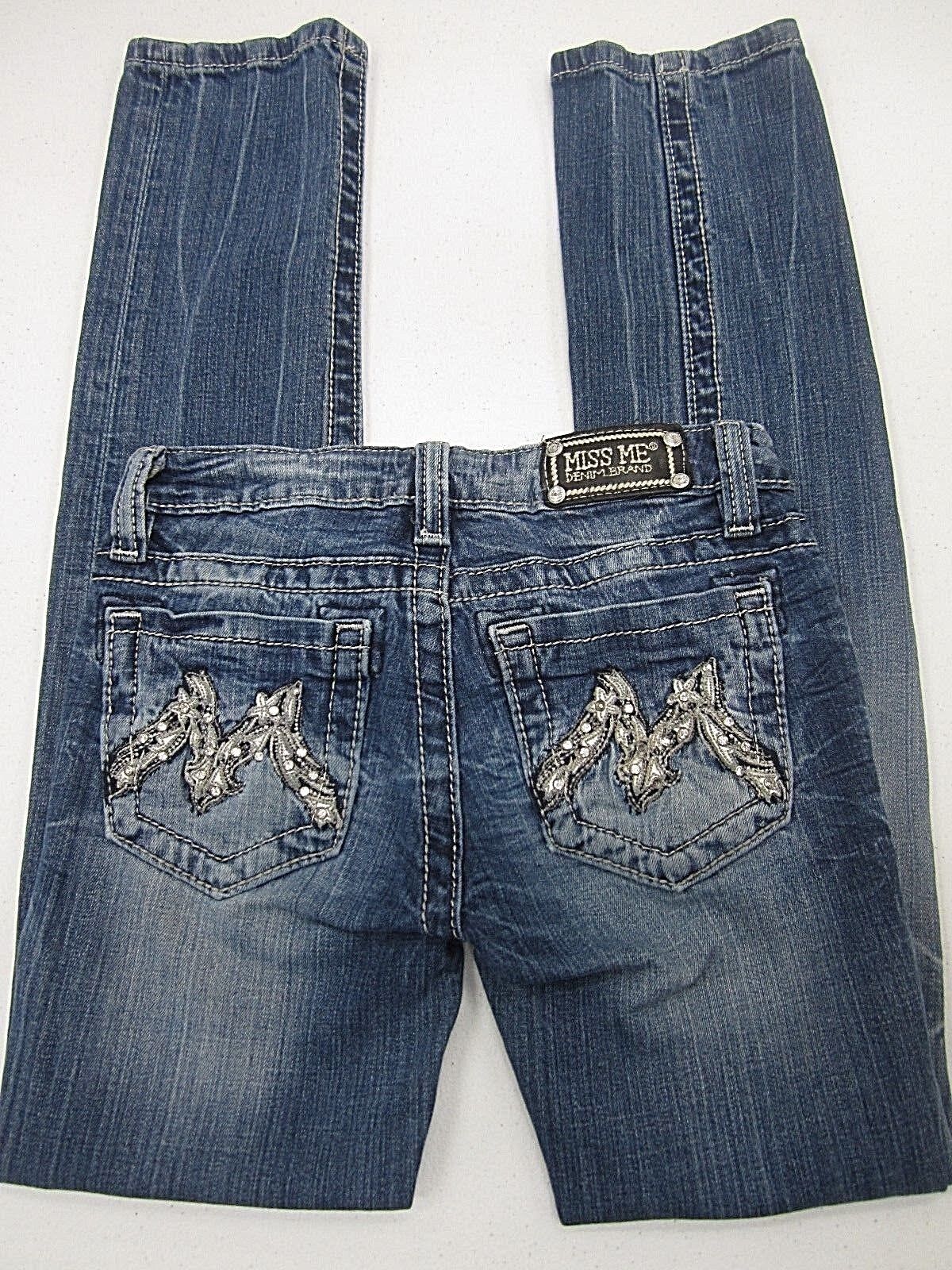 VERY NICE Miss Me Girls Skinny Blue JK1074S Jeans Size 12