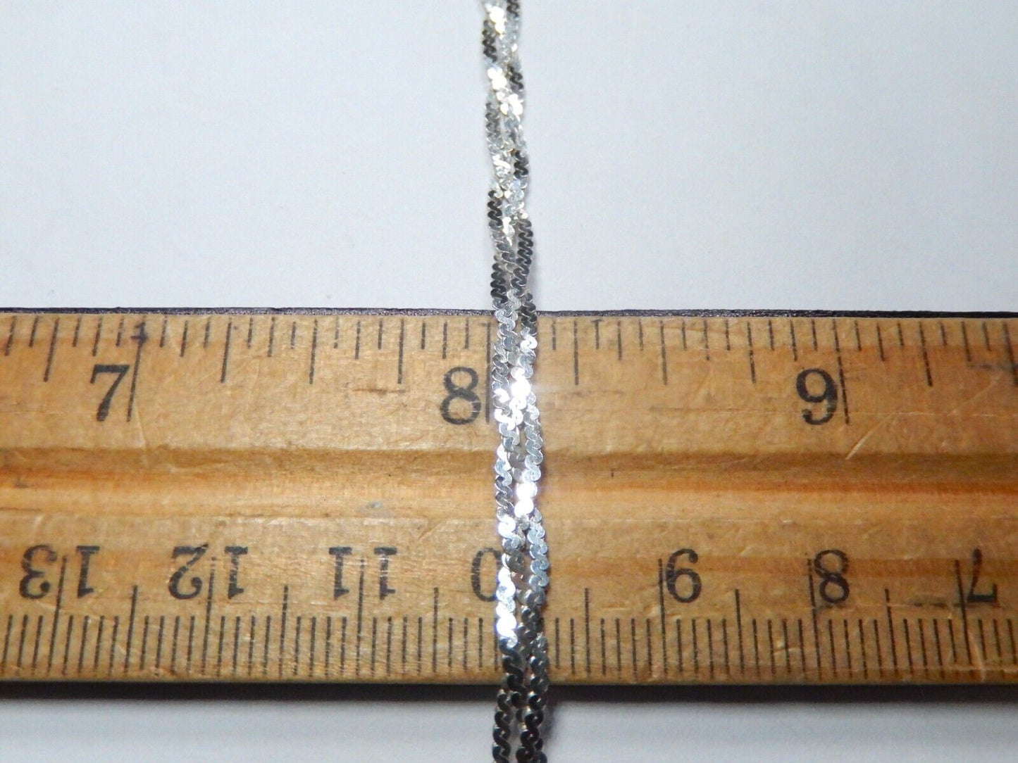 Italy 925 Sterling Silver 3 Strand woven braided bracelet 7 "