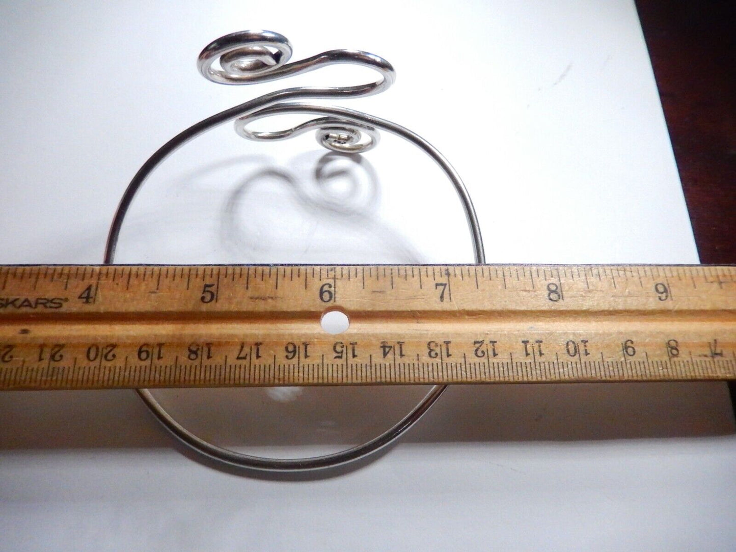 VINTAGE - Modernist Sterling Silver Arm Cuff Bracelet - 30.3 grams
