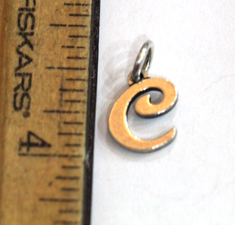 James Avery Sterling Script  Initial "C" Charm