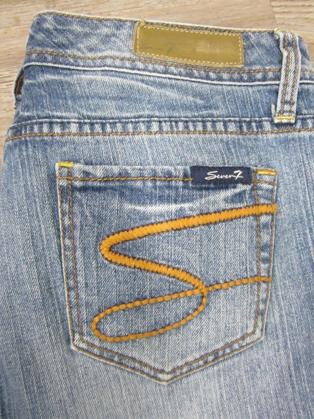 7 Seven For All Mankind Ladies Size 31 X 31 Medium Wash Premium Bootcut Jeans
