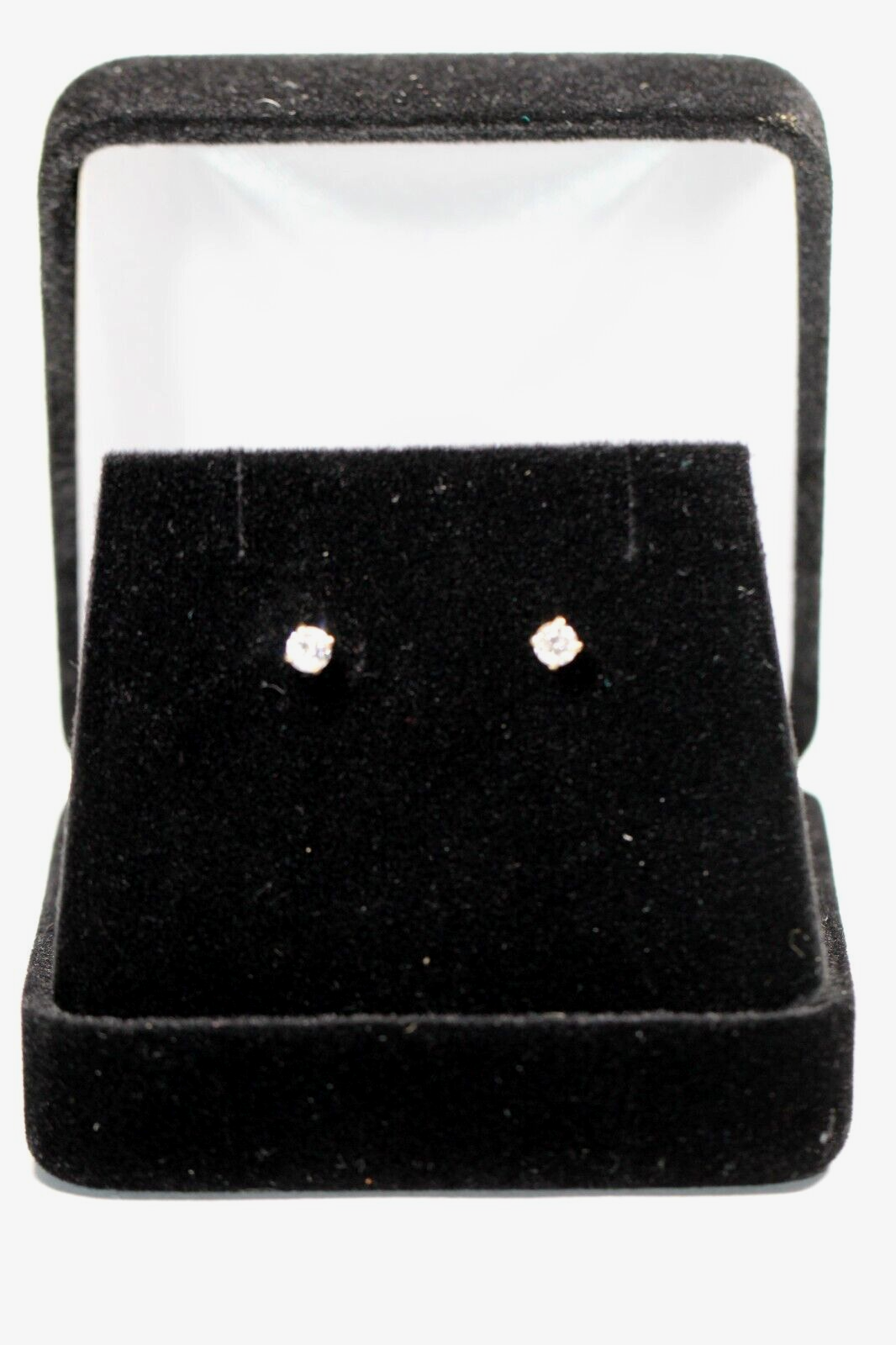 New!! 14KYellow Gold .40 CT TW Natural Diamond I-2 /I-J Screw Back Stud Earrings