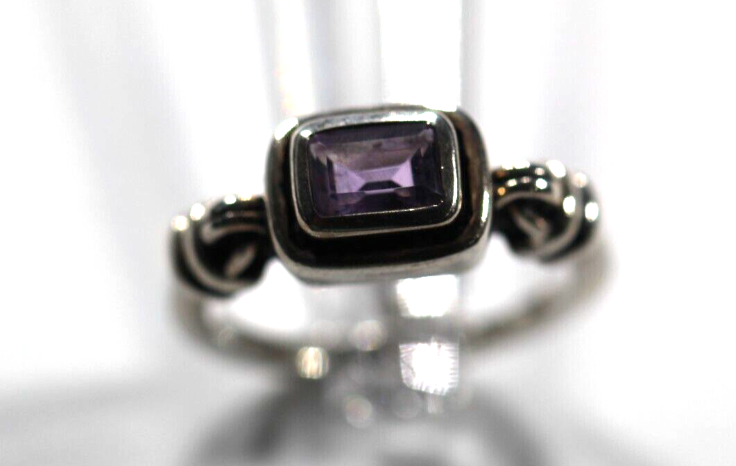 SILPADA Sterling Silver 925 Amethyst Ring Misty Morning Size 9
